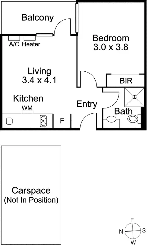 Floorplan of Homely apartment listing, 20/305 Carlisle Street, St Kilda East VIC 3183