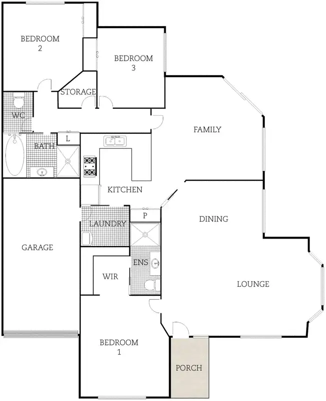 Floorplan of Homely house listing, 17 Kudyera Place, Ngunnawal ACT 2913