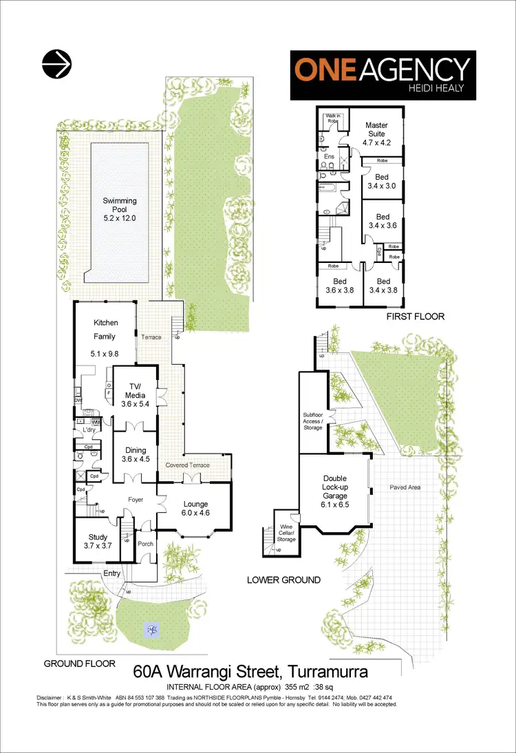 Floorplan of Homely house listing, 60a Warrangi Street, Turramurra NSW 2074