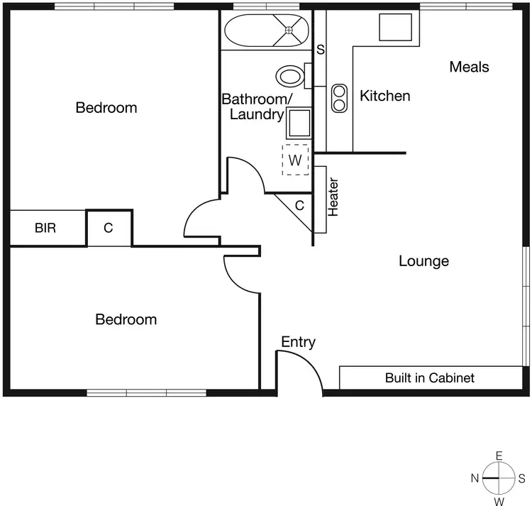 Floorplan of Homely apartment listing, 4/340 Carlisle Street, Balaclava VIC 3183