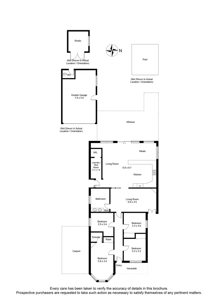 Floorplan of Homely house listing, 321 Neill Street, Soldiers Hill VIC 3350