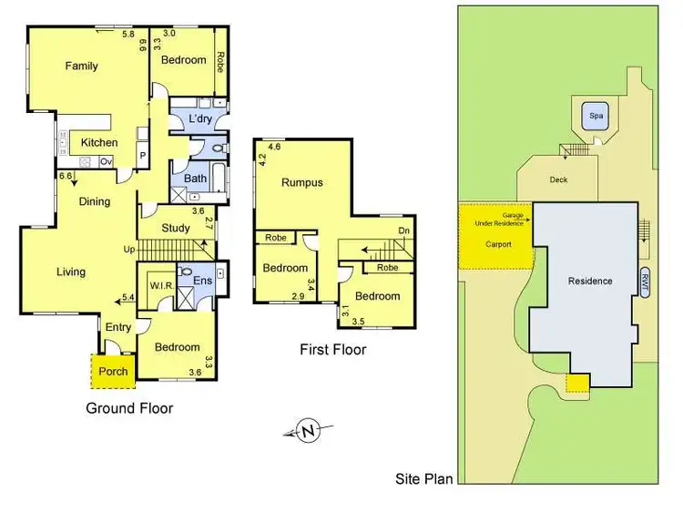 Floorplan of Homely house listing, 19 Felicia Rise, Diamond Creek VIC 3089