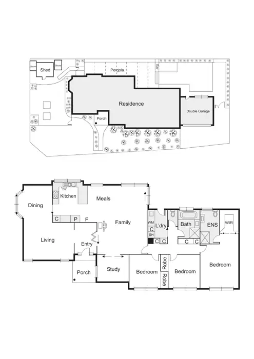 Floorplan of Homely house listing, 19 Farmillo Court, Lysterfield VIC 3156