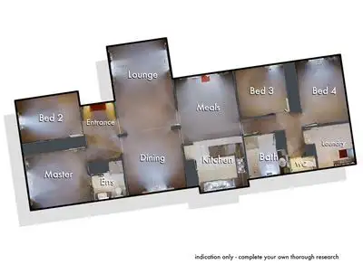 Floorplan of Homely house listing, 10 Kilberry Crescent, Hallam VIC 3803