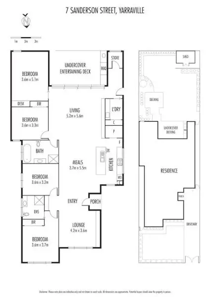 Floorplan of Homely house listing, 7 Sanderson Street, Yarraville VIC 3013