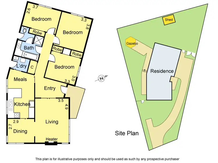 Floorplan of Homely house listing, 15 Regis Court, Watsonia VIC 3087