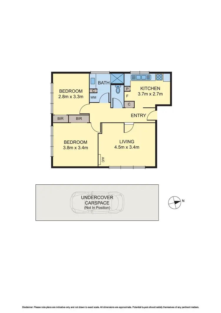 Floorplan of Homely apartment listing, 1/210 Inkerman Street, St Kilda East VIC 3183
