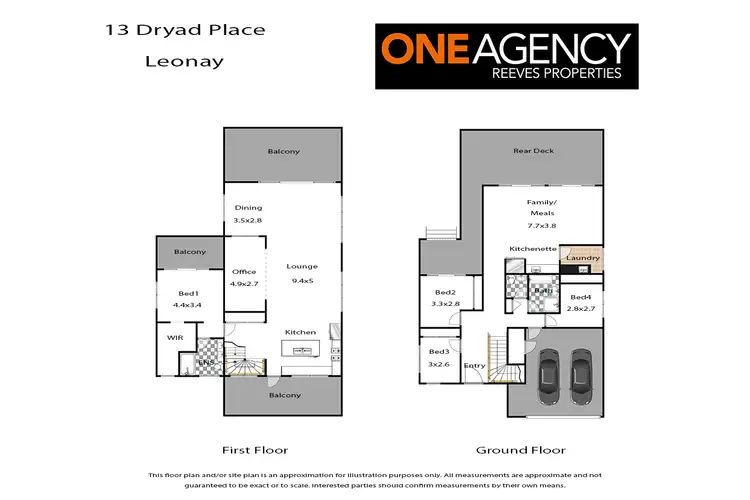 Floorplan of Homely house listing, 13 Dryad Place, Leonay NSW 2750