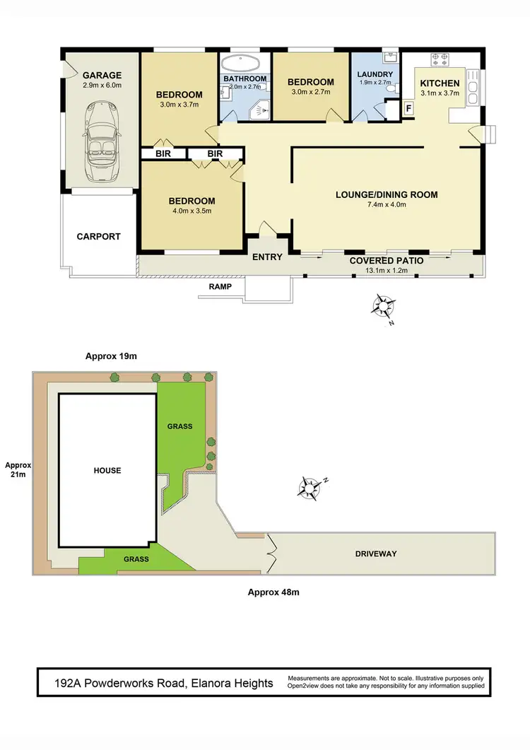 Floorplan of Homely house listing, 192A Powder Works Road, Elanora Heights NSW 2101