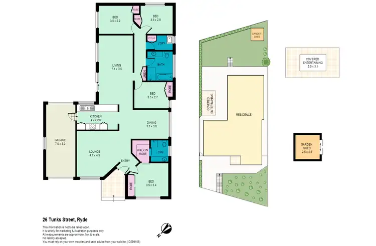 Floorplan of Homely house listing, 26 Tunks Street, Ryde NSW 2112