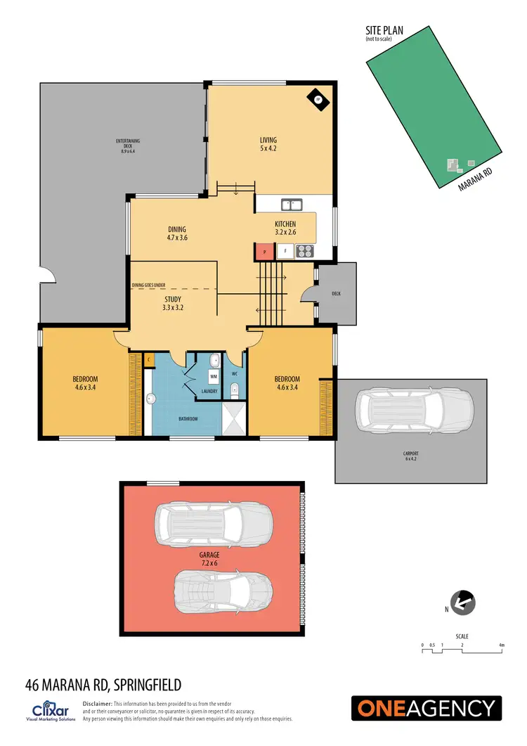 Floorplan of Homely rural property listing, 46 Marana Road, Springfield NSW 2250