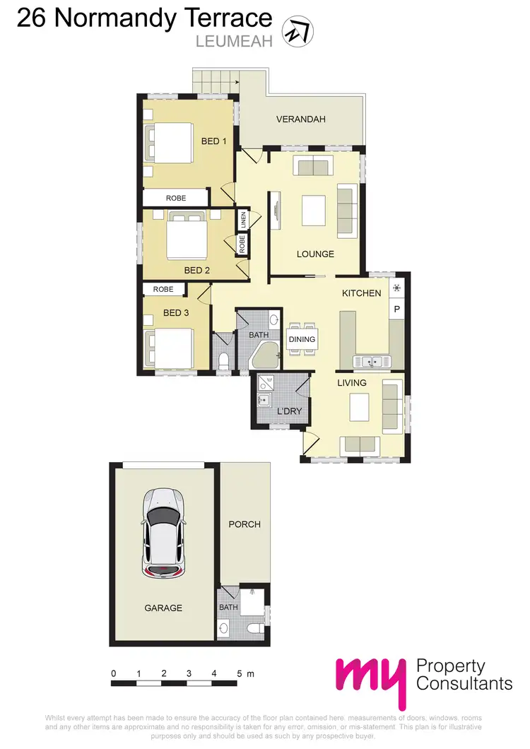 Floorplan of Homely house listing, 26 Normandy Terrace, Leumeah NSW 2560