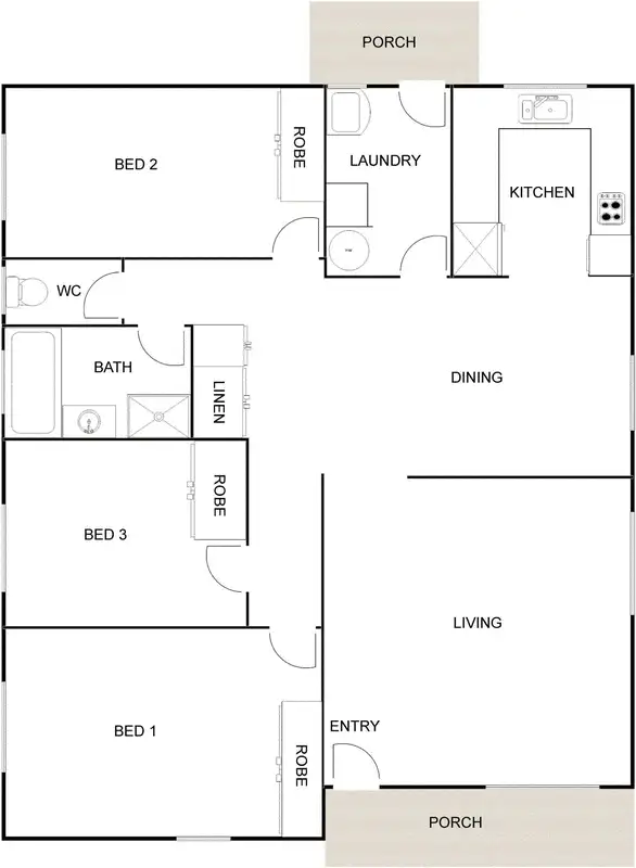 Floorplan of Homely house listing, 42 Langridge Street, Wanniassa ACT 2903