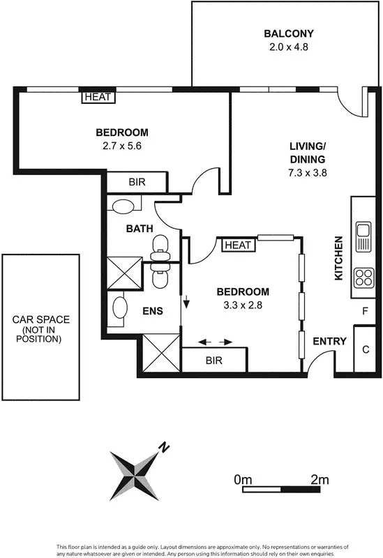 Floorplan of Homely unit listing, E06A/662 Blackburn Road, Notting Hill VIC 3168