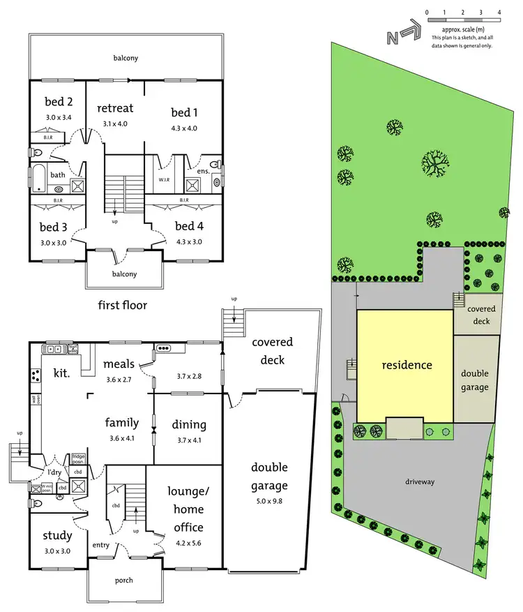 Floorplan of Homely house listing, 745 Elgar Road, Doncaster VIC 3108