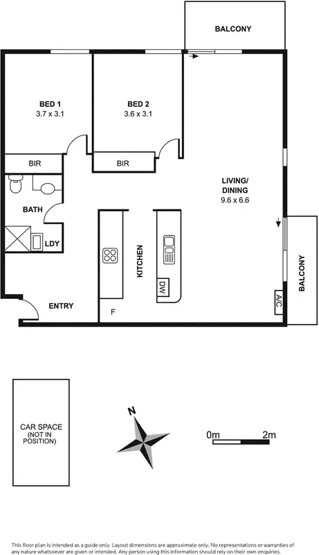 Floorplan of Homely apartment listing, 19/17-19 Ascot Vale Road, Flemington VIC 3031