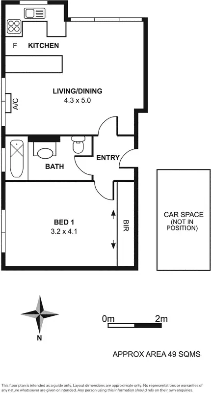 Floorplan of Homely apartment listing, 6/5 Westbury Grove, St Kilda East VIC 3183