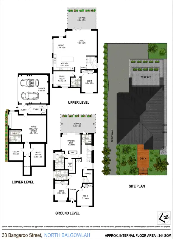 Floorplan of Homely house listing, 33 Bangaroo Street, North Balgowlah NSW 2093