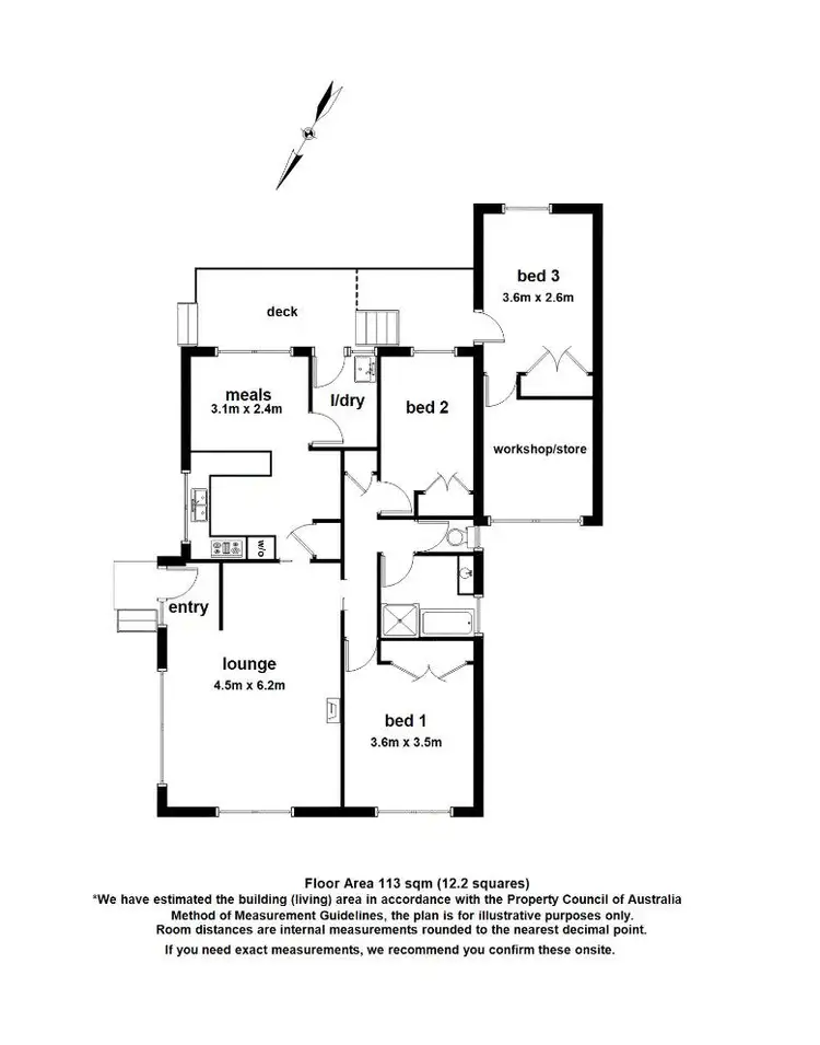 Floorplan of Homely unit listing, 1/11 Lane Road, Ferntree Gully VIC 3156
