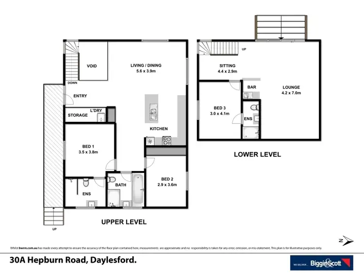 Floorplan of Homely house listing, 30A Hepburn Road, Daylesford VIC 3460