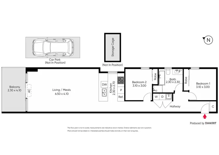 Floorplan of Homely unit listing, 6/182 Albert Road, South Melbourne VIC 3205