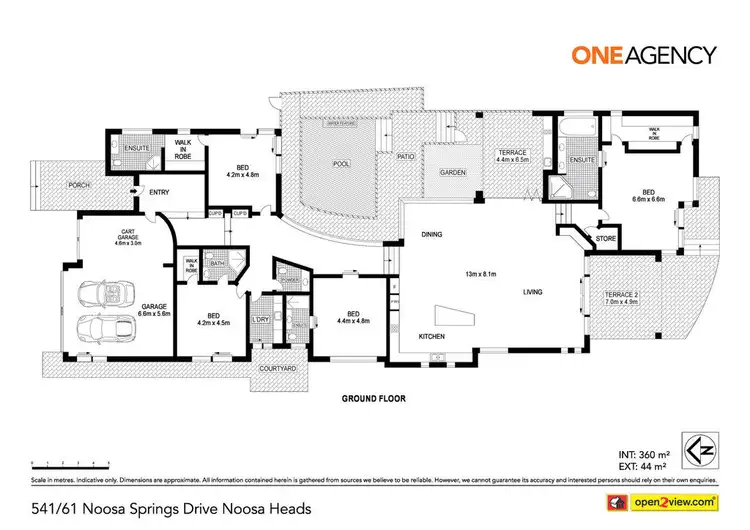Floorplan of Homely house listing, 541/61 Noosa Springs Drive, Noosa Springs QLD 4567