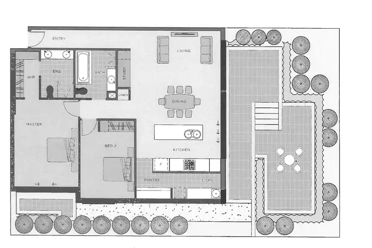 Floorplan of Homely apartment listing, 1-7/78 Paxton Street, Malvern East VIC 3145