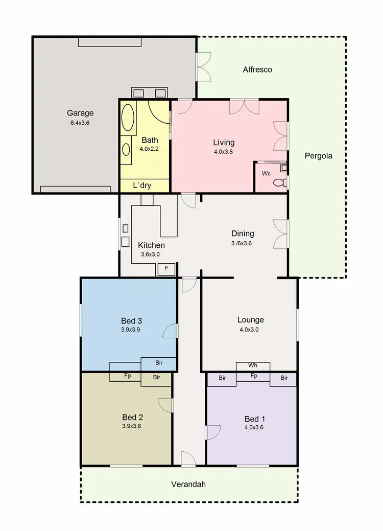 Floorplan of Homely house listing, 20 Hunt Street, Ballarat East VIC 3350