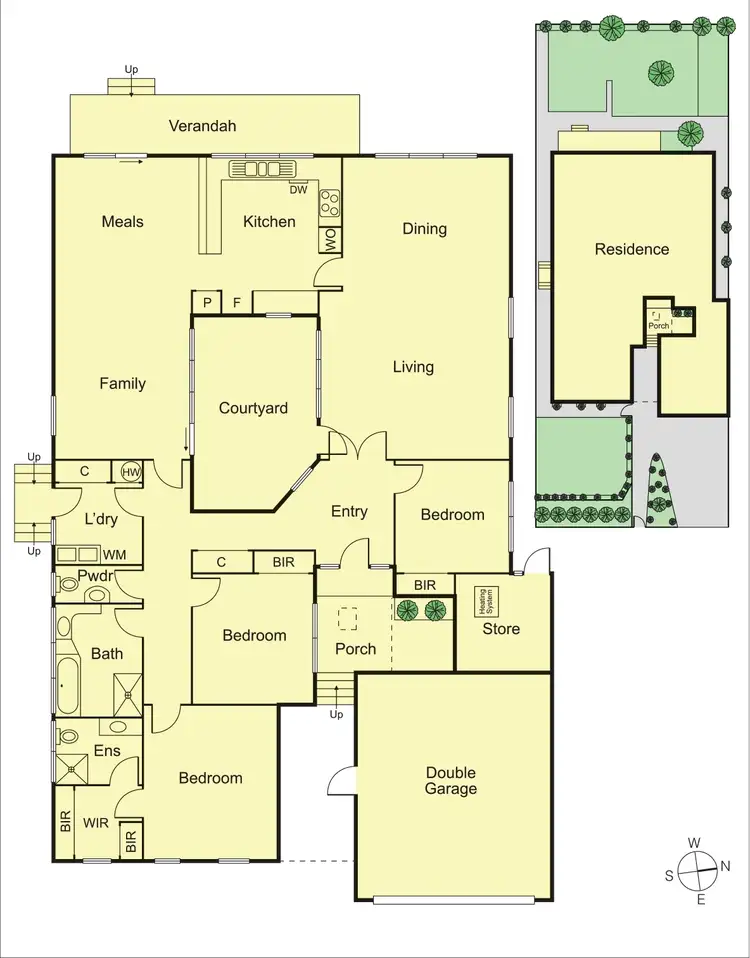 Floorplan of Homely house listing, 6 Hillside Avenue, Caulfield VIC 3162
