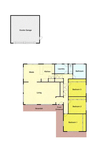 Floorplan of Homely house listing, 15 McKee Street, Ballarat Central VIC 3350