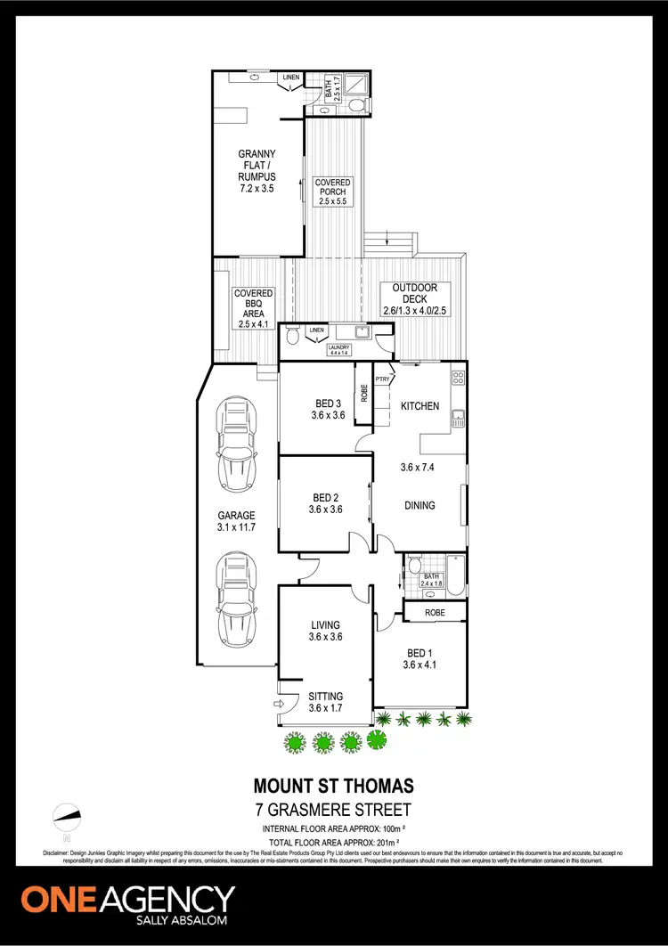 Floorplan of Homely house listing, 7 Grasmere Street, Mount Saint Thomas NSW 2500