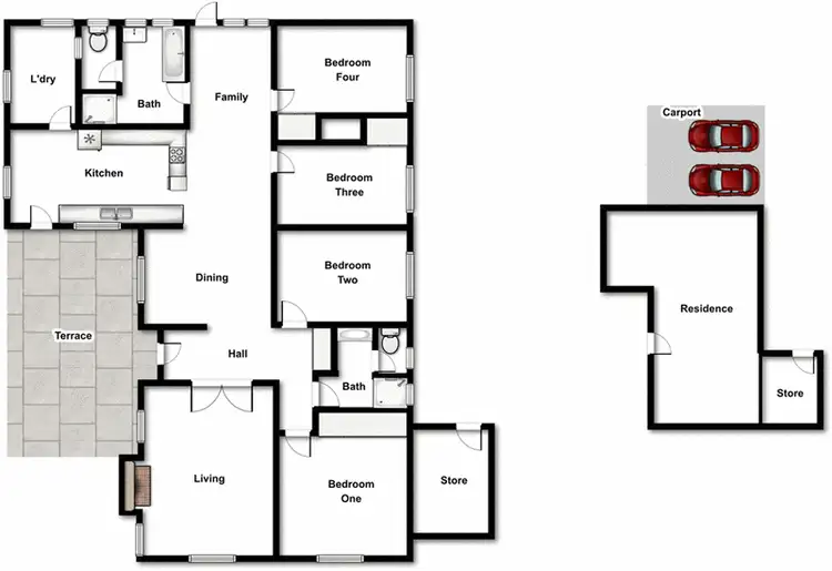 Floorplan of Homely house listing, 95 Stonehaven Crescent, Deakin ACT 2600