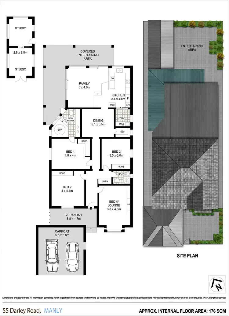 Floorplan of Homely house listing, 55 Darley Road, Manly NSW 2095