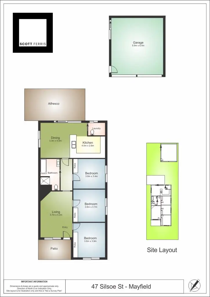 Floorplan of Homely house listing, 47 Silsoe Street, Mayfield NSW 2304