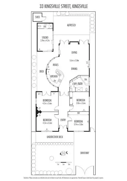 Floorplan of Homely house listing, 33 Kingsville Street, Kingsville VIC 3012