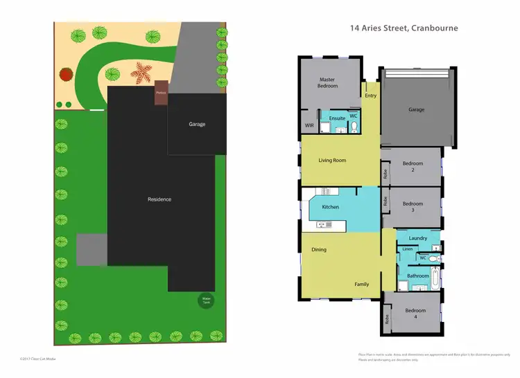 Floorplan of Homely house listing, 14 Aries Street, Cranbourne VIC 3977