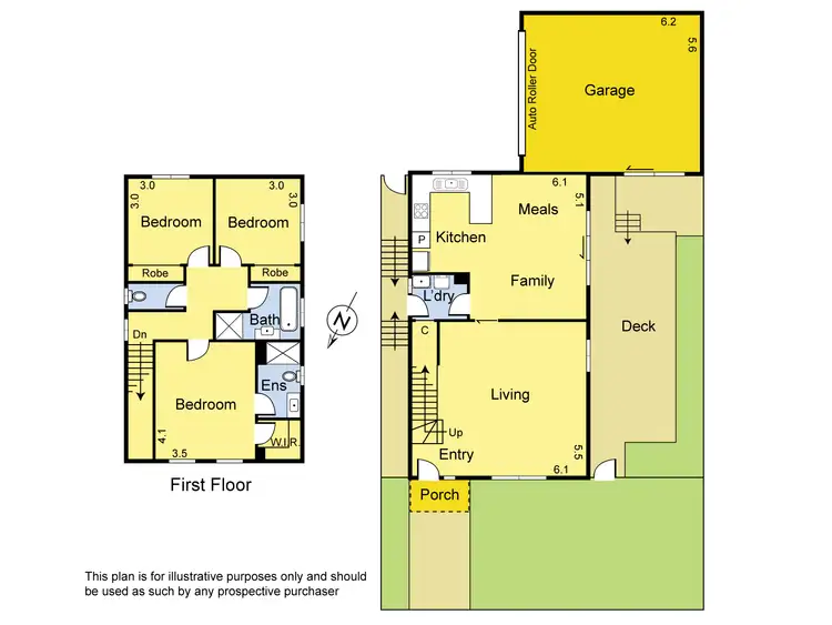 Floorplan of Homely townhouse listing, 2/23 Ruthven Street, Rosanna VIC 3084