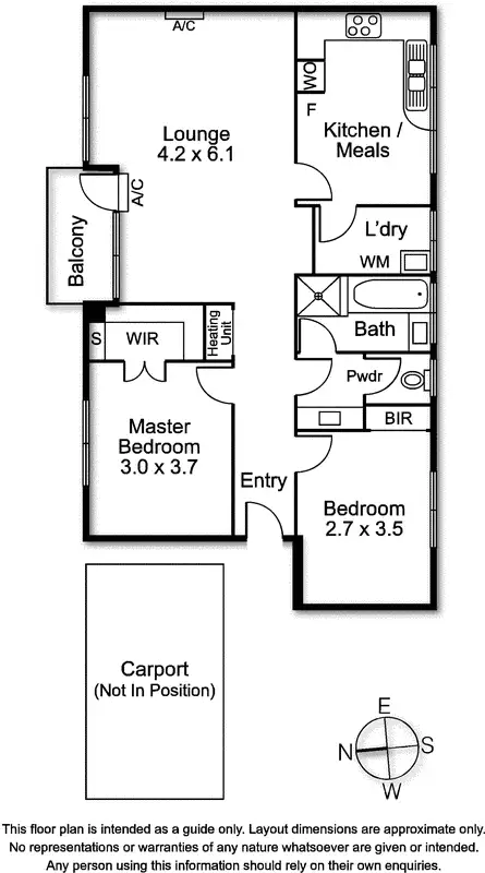 Floorplan of Homely apartment listing, 7/11 Broadway, Elwood VIC 3184