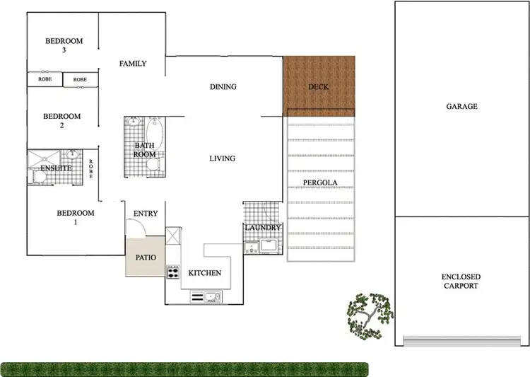 Floorplan of Homely house listing, 16 Knox Street, Watson ACT 2602
