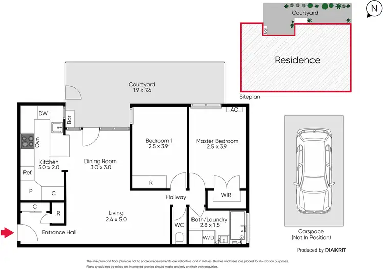 Floorplan of Homely apartment listing, 1/207 Canterbury Road, St Kilda West VIC 3182