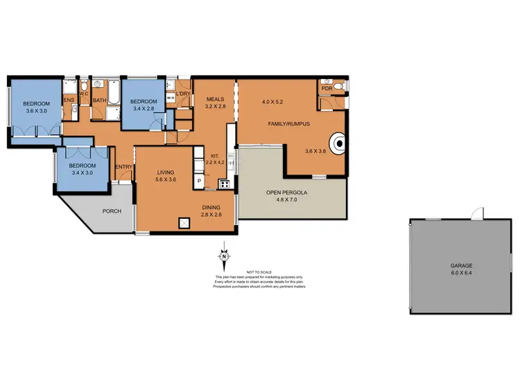 Floorplan of Homely house listing, 34 Sylphide Way, Wantirna South VIC 3152