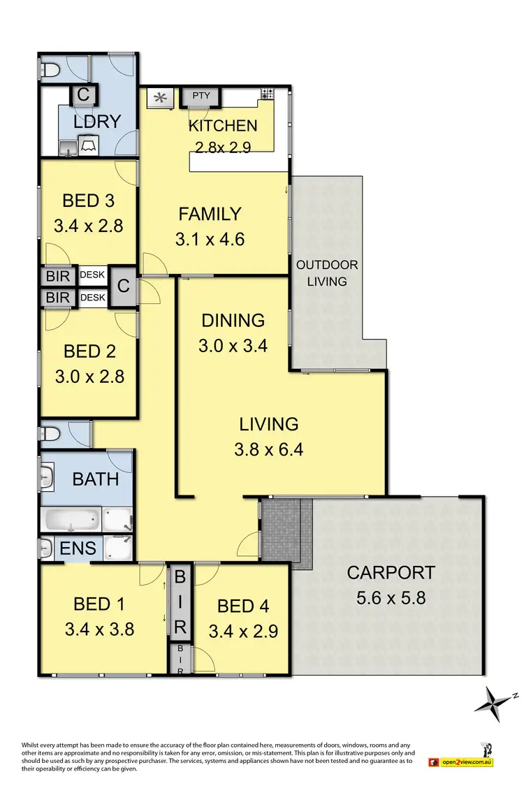 Floorplan of Homely house listing, 48 Wiltonvale Avenue, Hoppers Crossing VIC 3029