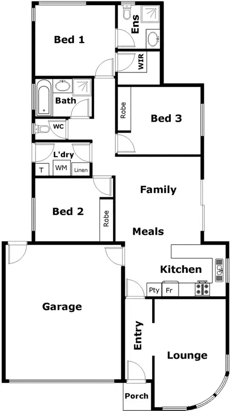 Floorplan of Homely house listing, 33 Bunduluk Crescent, Ngunnawal ACT 2913
