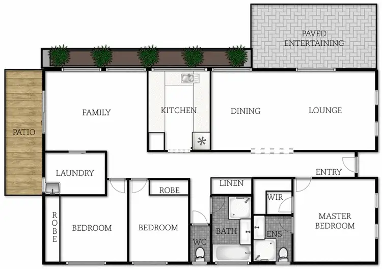 Floorplan of Homely house listing, 16 Michell Street, Monash ACT 2904