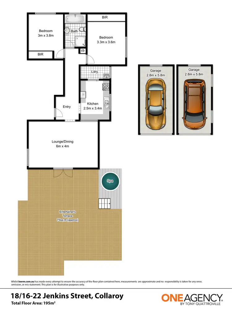 Floorplan of Homely apartment listing, 18/16-22 Jenkins Street, Collaroy NSW 2097
