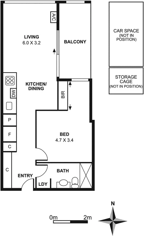Floorplan of Homely apartment listing, G02/2 Tweed Street, Hawthorn VIC 3122