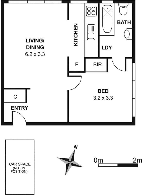 Floorplan of Homely apartment listing, 10/263 Lennox Street, Richmond VIC 3121