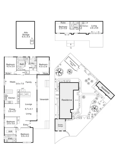 Floorplan of Homely house listing, 6 Tarago Court, Lysterfield VIC 3156
