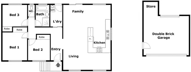 Floorplan of Homely house listing, 36 Tillyard Drive, Flynn ACT 2615