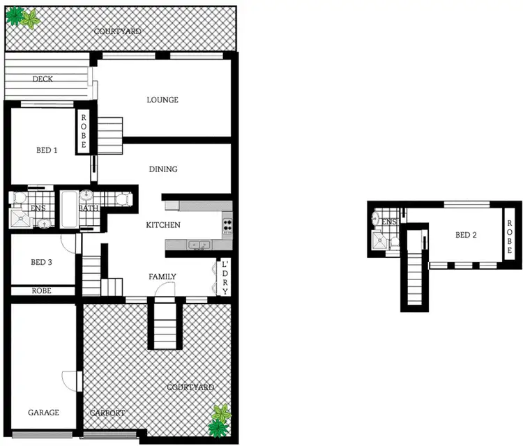 Floorplan of Homely townhouse listing, 17 Jewell Close, Phillip ACT 2606